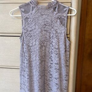 Elegant Lace Sleeveless Dress